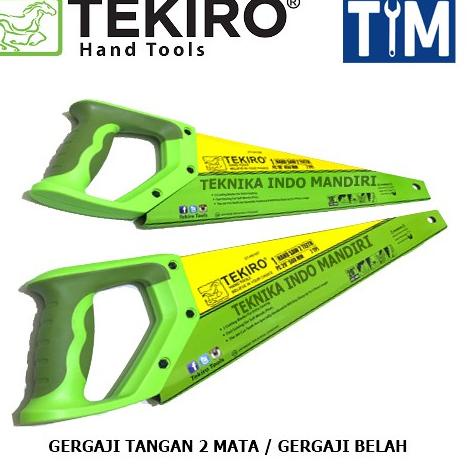 ❃ TEKIRO Gergaji Tangan 2 Mata / Gergaji Belah ➢