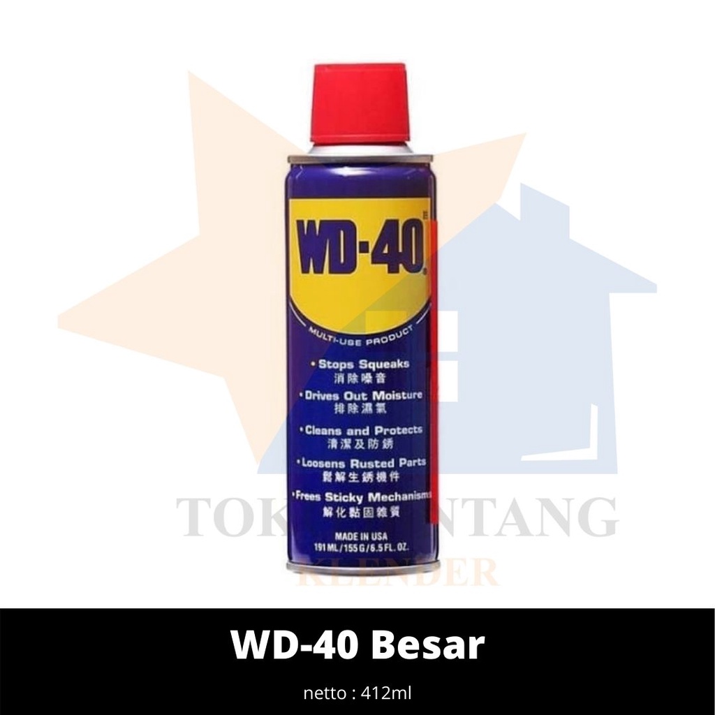 WD40 Pelumas Anti Karat 412ml (Besar)
