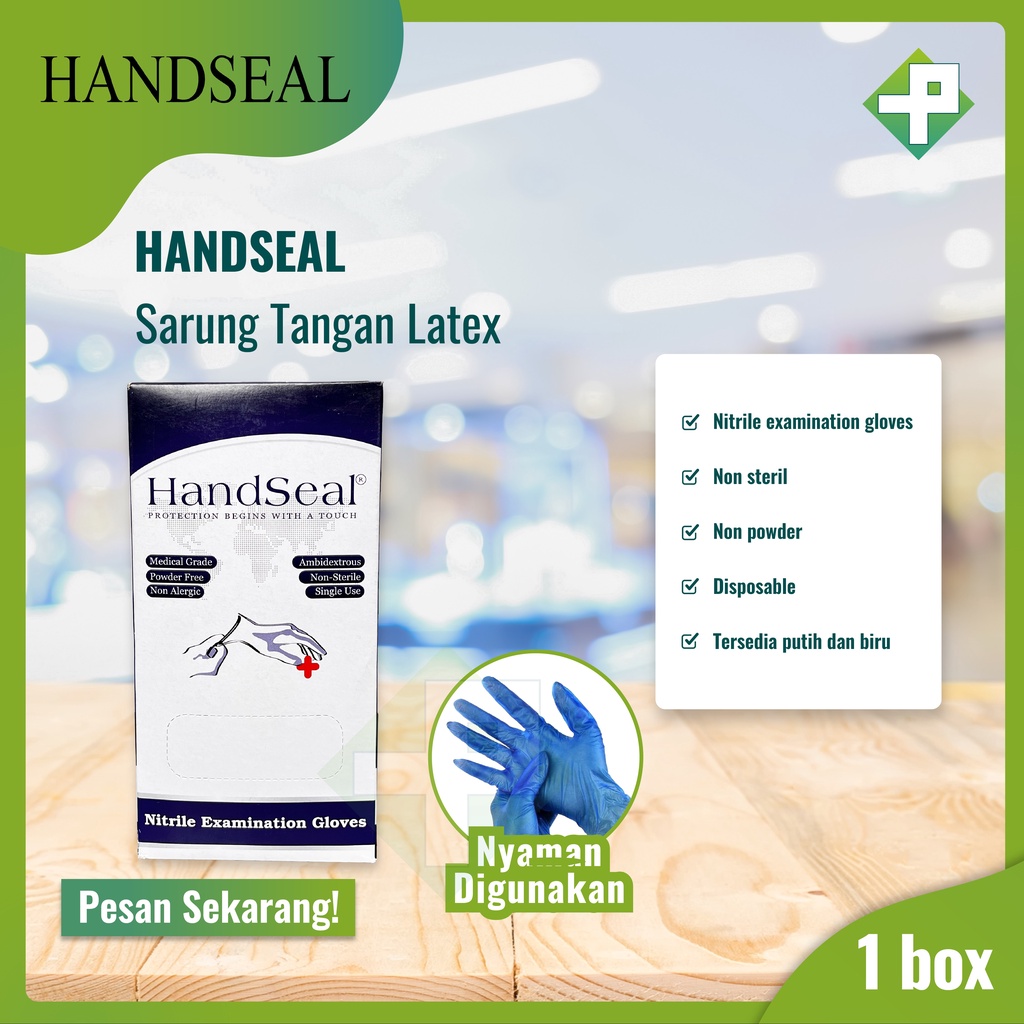 Sarung Tangan HandSeal / Nitrile Examination Gloves HandSeal