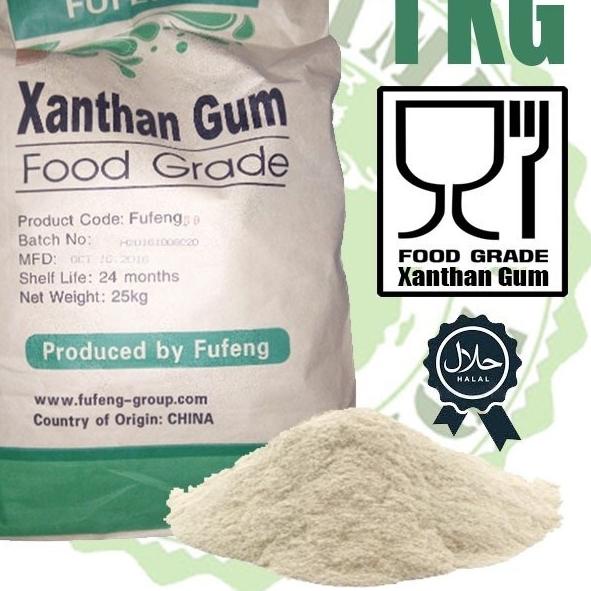 

❇ XANTHAN GUM Food Grade (Xanthan Gum,Xantan Gum,Xantham) 1kg ♪