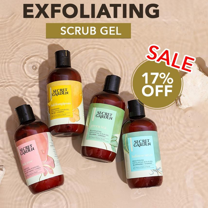 ❀ Secret Garden Exfoliating Body Scrub Gel 250ml ❁