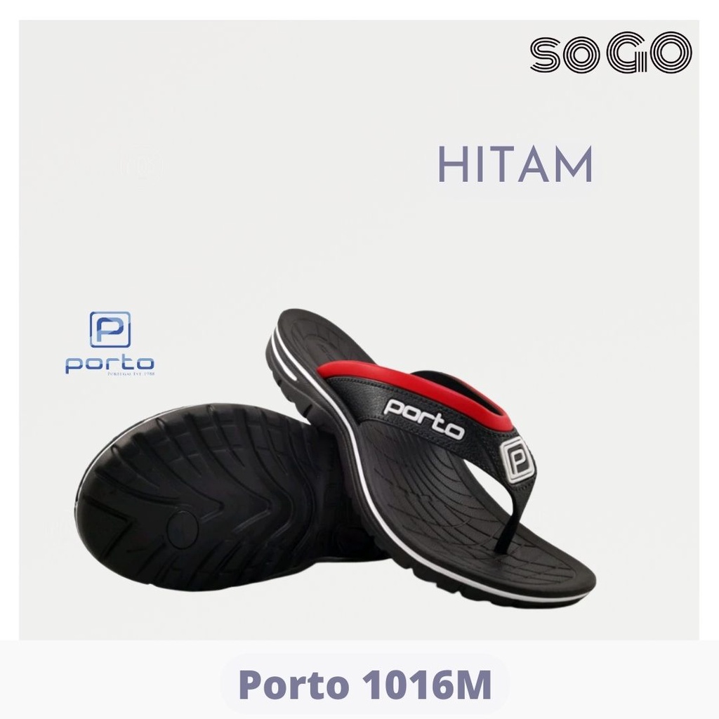 sogo Sandal Jepit Porto 1016M Pria Nyaman Kuat Terbaru Original 39-44