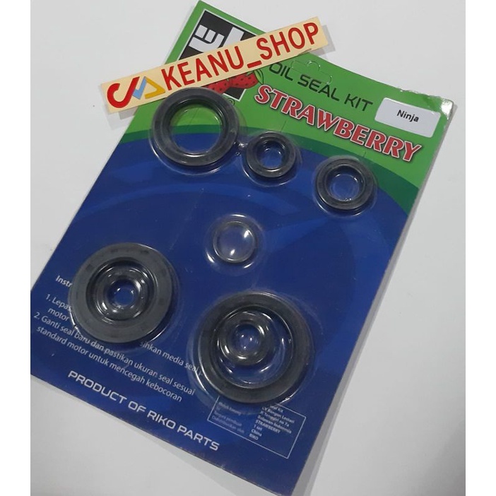 SIL KIT NINJA R RR S SIL / SEAL KRUK AS NINJA S R RR  SIL MESIN KOMPLIT NINJA 2T NINJA R/RR SIL KRUK