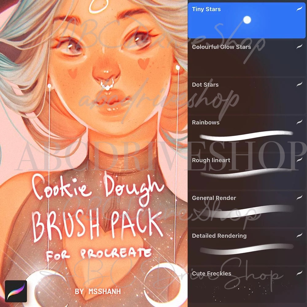 Procreate Brush - Cookie Dough Brush Pack for Procreate