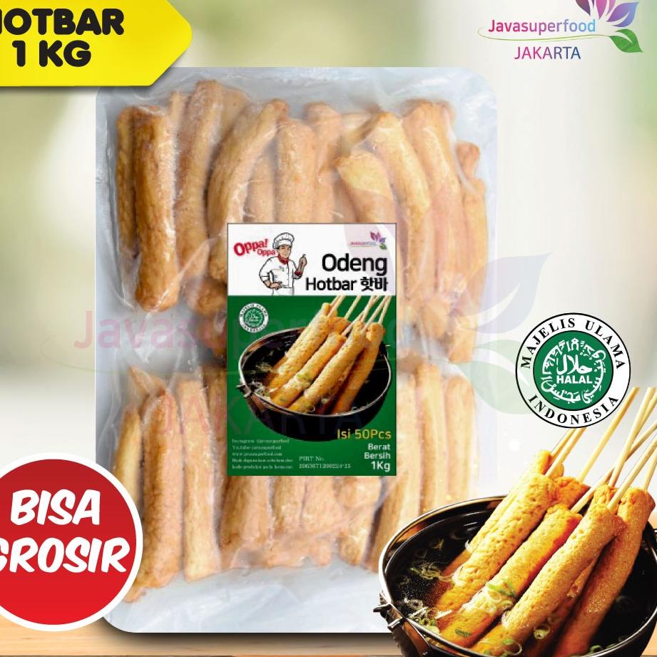 

✻ Oppa Odeng Oden Hotbar Eomuk Korea Fish Cake 1kg Halal ➽