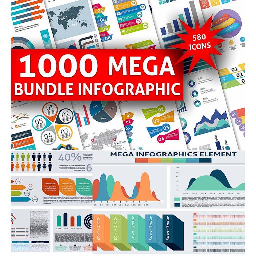 

NS 1000 Big Bundle Infographic Elements
