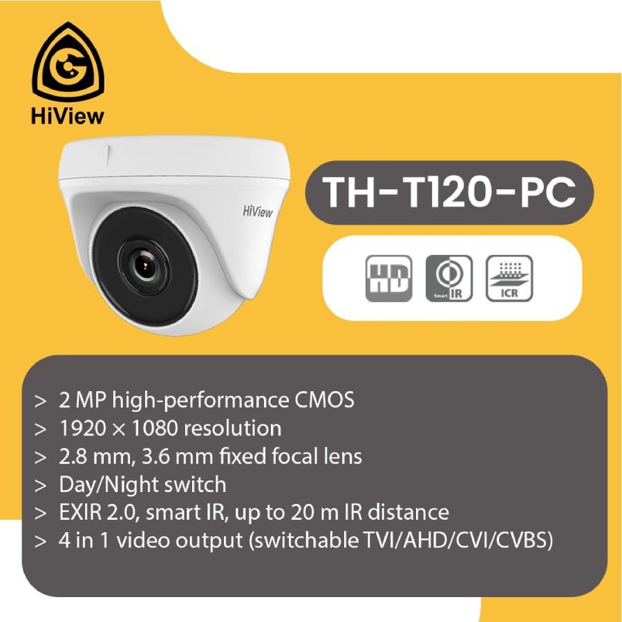 HIVIEW TH T120 PC 2MP INDOOR CAMERA