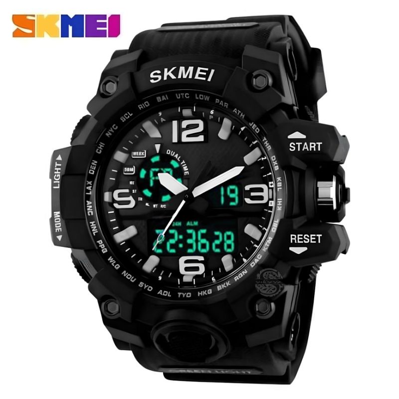 Jam Tangan Skmei 1155B - ACN103 / GWG - Jam Tangan Pria Sporty Analog-Digital