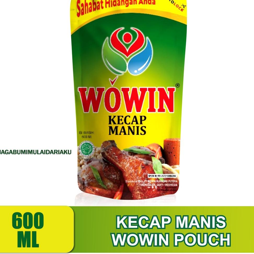

X78 Kecap Manis Wowin pouch 600 ML refill BEST RATING ぬ