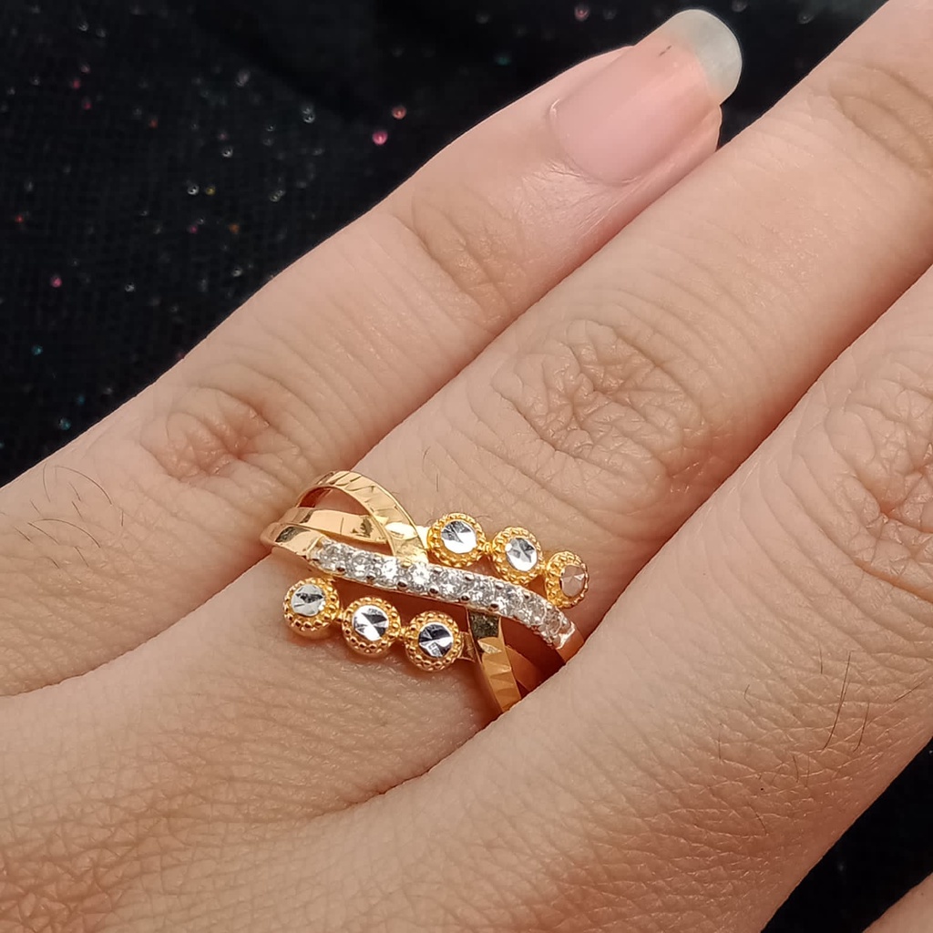 Cincin emas 17k - 2.3 gr kadar 750 - 4194