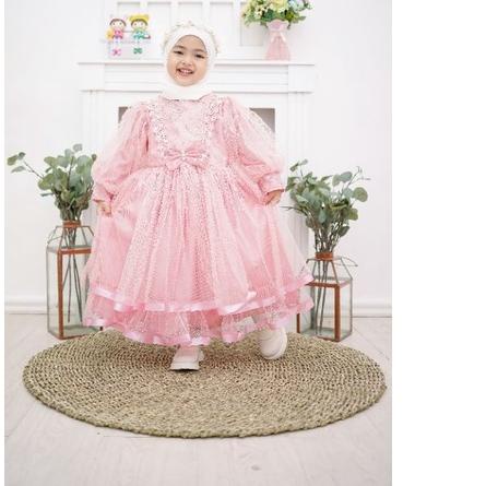 ♟ gamis anak perempuan/gaun anak perempuan/gamis anak brukat ➹