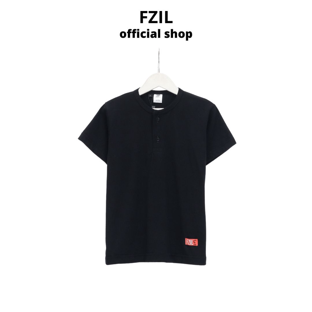 FZIL Kaos Kancing Anak Laki-Laki 1-10 Tahun Hitam