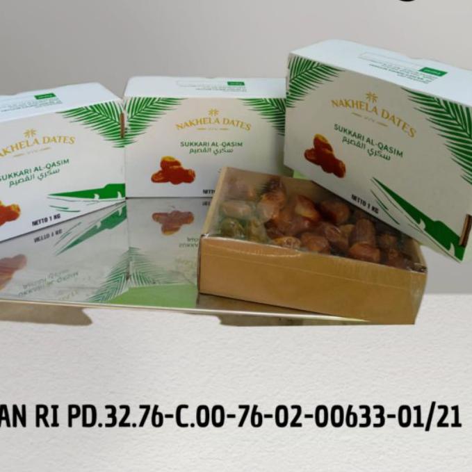 

☇ 1 Kg Kurma sukkari Al-Qasim Sukari NAKHELA DATES ➤