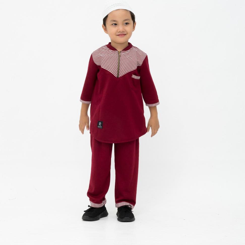 Stok Terbatas Applekidz Set Setelan Baju Muslim Koko Kurta Turki Anak Laki- laki Umur 2- 8 Tahun Ajm