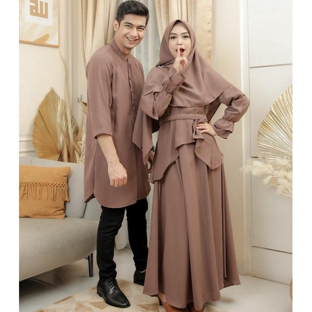 R.A - Ria Ricis Couple l Setelan Baju CP Ricis Ryan Lebaran Couple Fashion Terbaru
