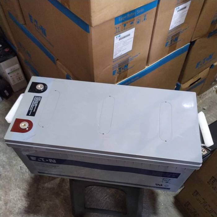 Battery vrla eaton 12v 200ah aki kering vrla ups panel surya