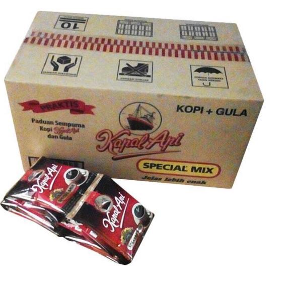 

➧ Kopi Kapal api mix 10 sachet x 12 renceng / dus ♗