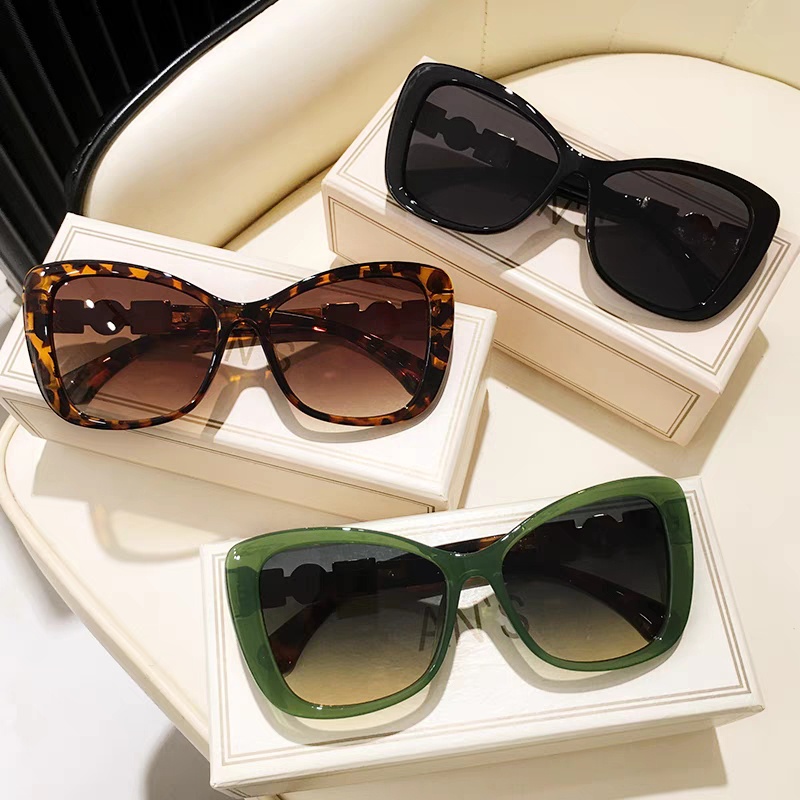 Kacamata Fashion vintage Mutiara Versi Korea Kacamata Hitam Beach outfit sunglasses