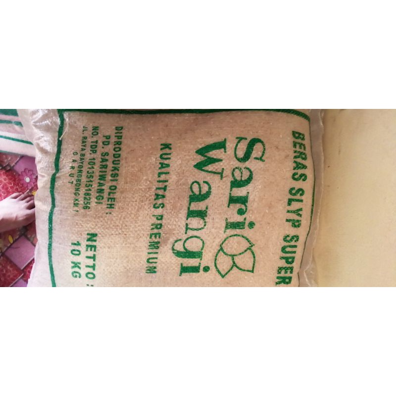 

Beras Garut 10 kg sarinah