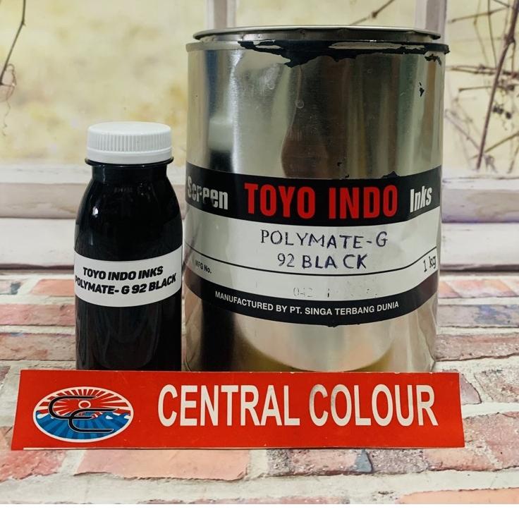 

Hadir Meriah Tinta Toyo Polymate-G 92 Black Tinta Sablon Plastik - 100GR