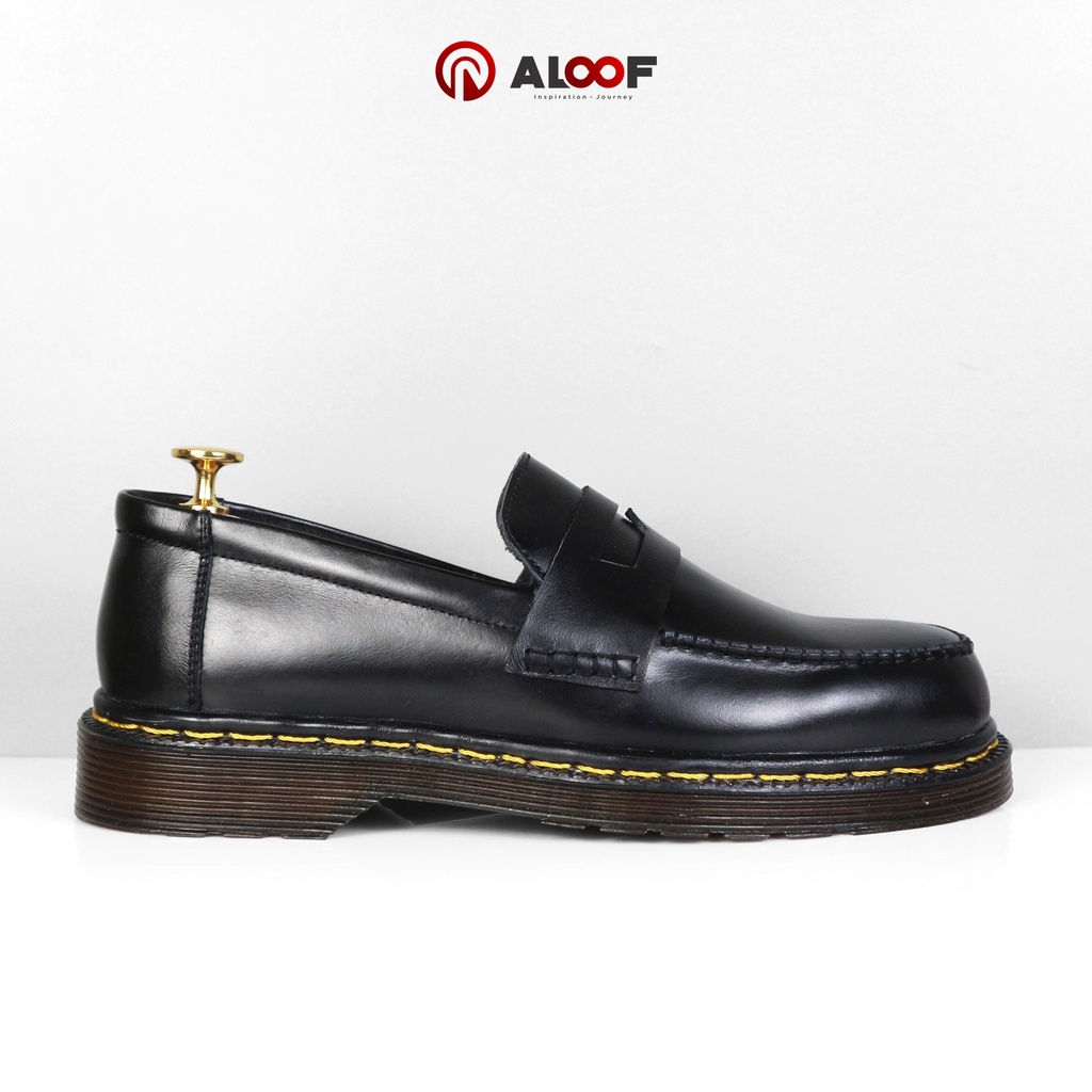 Aloof PENNY - Sepatu Loafer Pria Kulit Asli Original Indonesia