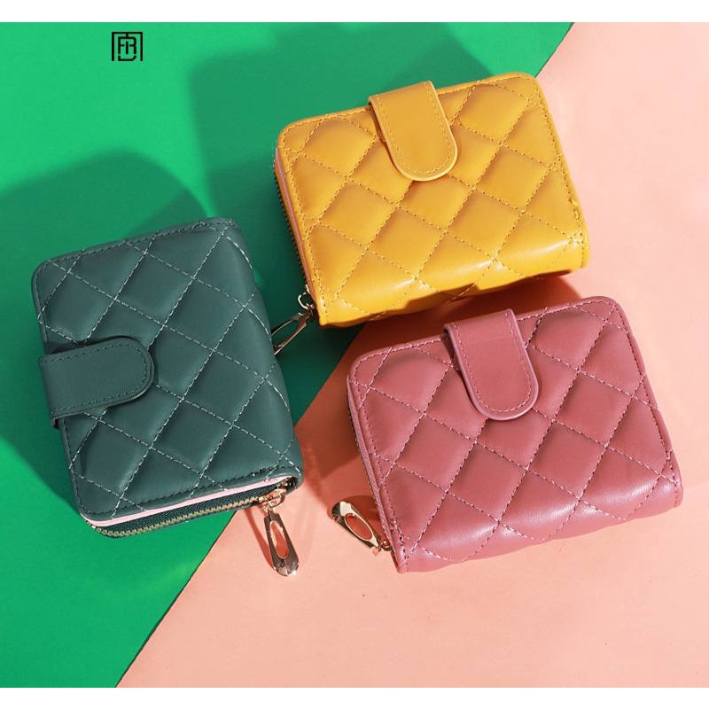 DOMPET WANITA 136 LIPAT KARTU IMPORT KOREA MURAH WALLET BERKUALITAS JAKARTA