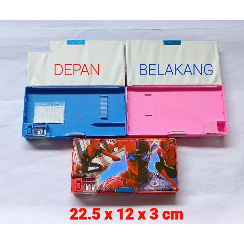 

Terlaris ✨ -Kotak Pensil / Pensil Case Magnet + Rautan / Tempat Pensil Magnet CC-7811- 2.2.23