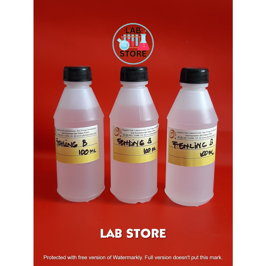 Fehling B 100ml / Larutan Fehling B / Fehling Reagen