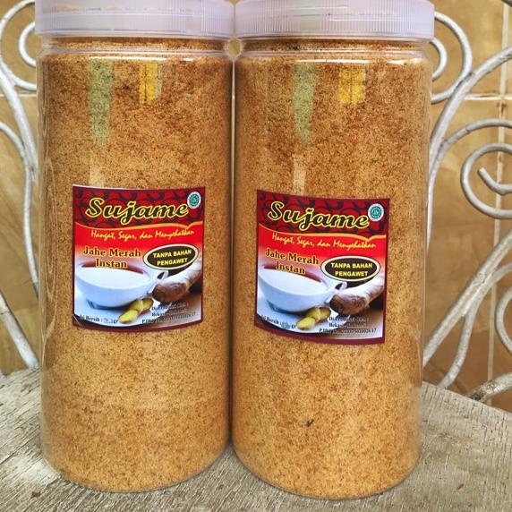

♚ SARI JAHE MERAH INSTAN 1KG MERK SUJAME tanpa bahan pengawet ♕