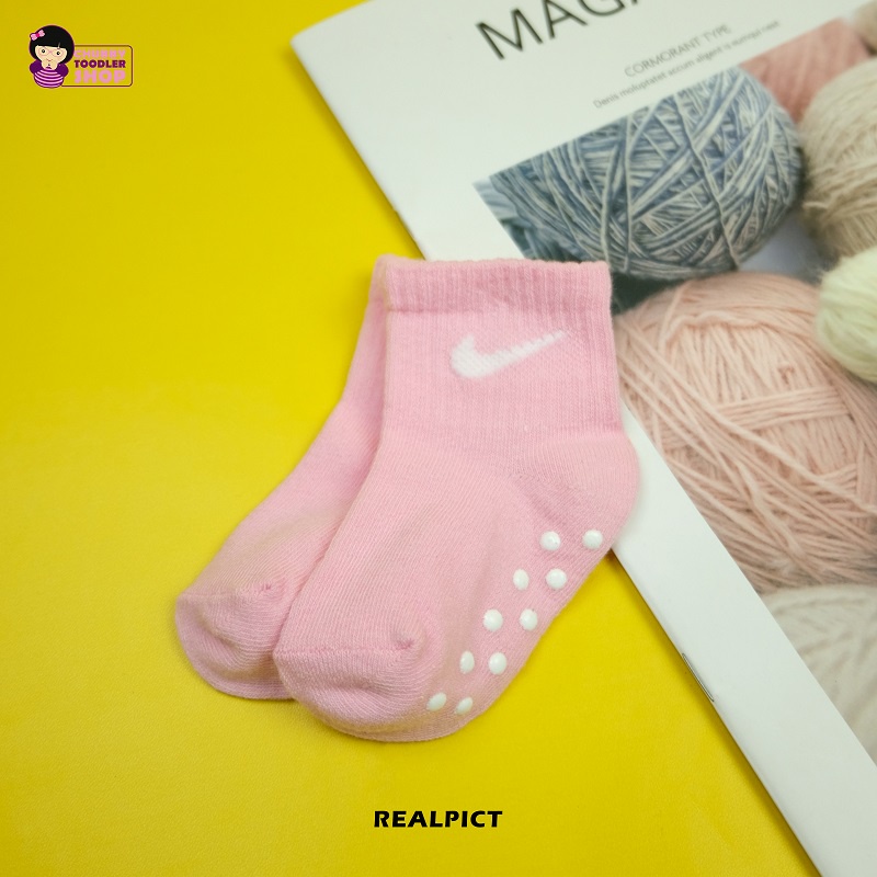 Minipetite SC2157 Kaus kaos kaki sport olahraga katun lembut anak laki laki perempuan untuk anak usia 0-2 tahun