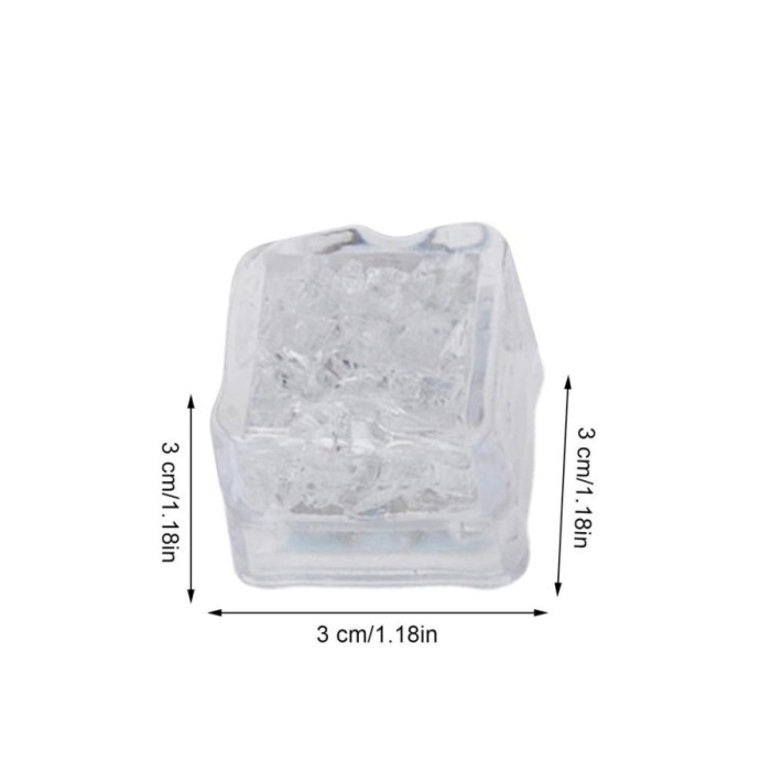 FMFIT 12 PCS LED Ice Cube Bath Toy