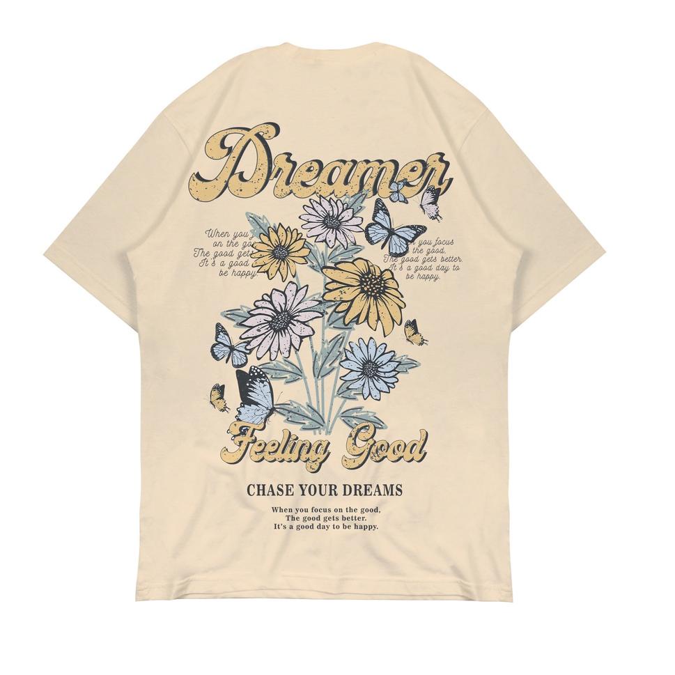 BOOMING Naughty Badclub Cream T-shirt Dreams