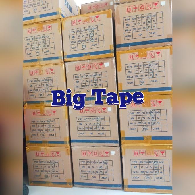 

lakban bening 1 dus 72 roll 90yard 48mm