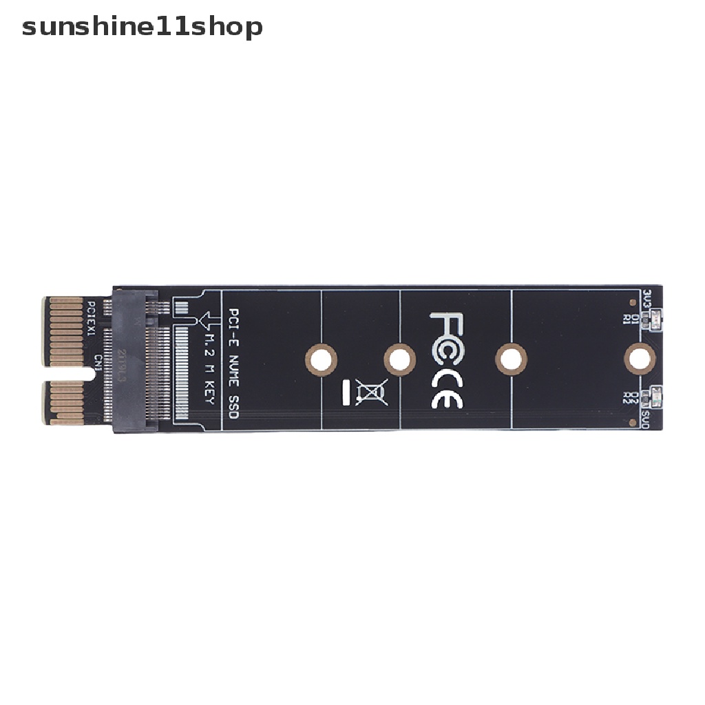 Sho PCIE to M2 Adapter NVMe SSD M2 PCIE X1 Raiser PCI-E PCI Express M Kunci Konektor N