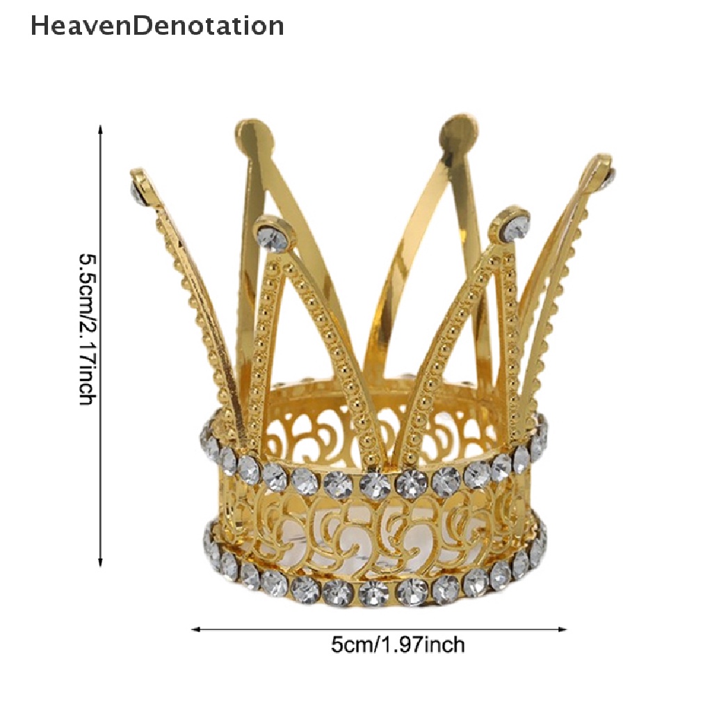 [HeavenDenotation] 1pc Mini Mahkota Putri Tiara Romantis Mutiara Garland Anak Hiasan Rambut Dekorasi Pernikahan Perhiasan Rambut HDV
