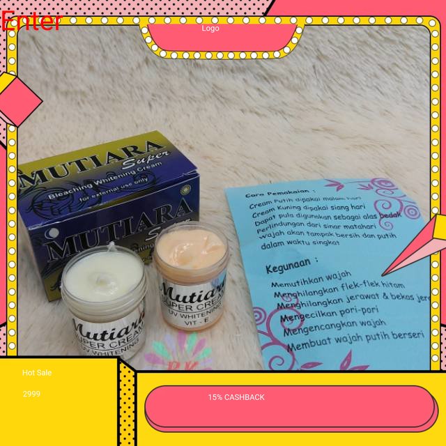 Cream Mutiara Super Siang+Malam