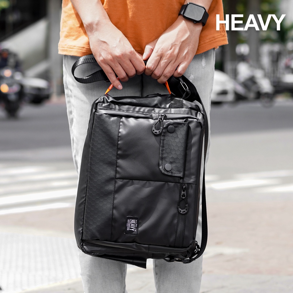 Heavy Official Shop - Tas Selempang Pria Heavy Kasual Premium Street Crossbody Laptop Message Bag