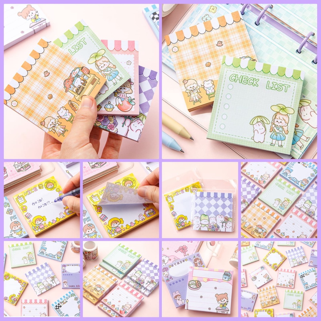 

LUCKY CAT - KERTAS MEMO STICKY NOTE LUCU UNTUK CATATAN / DEKORASI BUKU JOURNAL / JOURNALING / SCRAPBOOK / SCRAPING BOOK / MOTIF MOMO / KERTAS NOTE / CATATAN KECIL / TEMA KARTUN LUCU KAWAII CUTE / STICKER DIARY LUCU / AESTHETIC