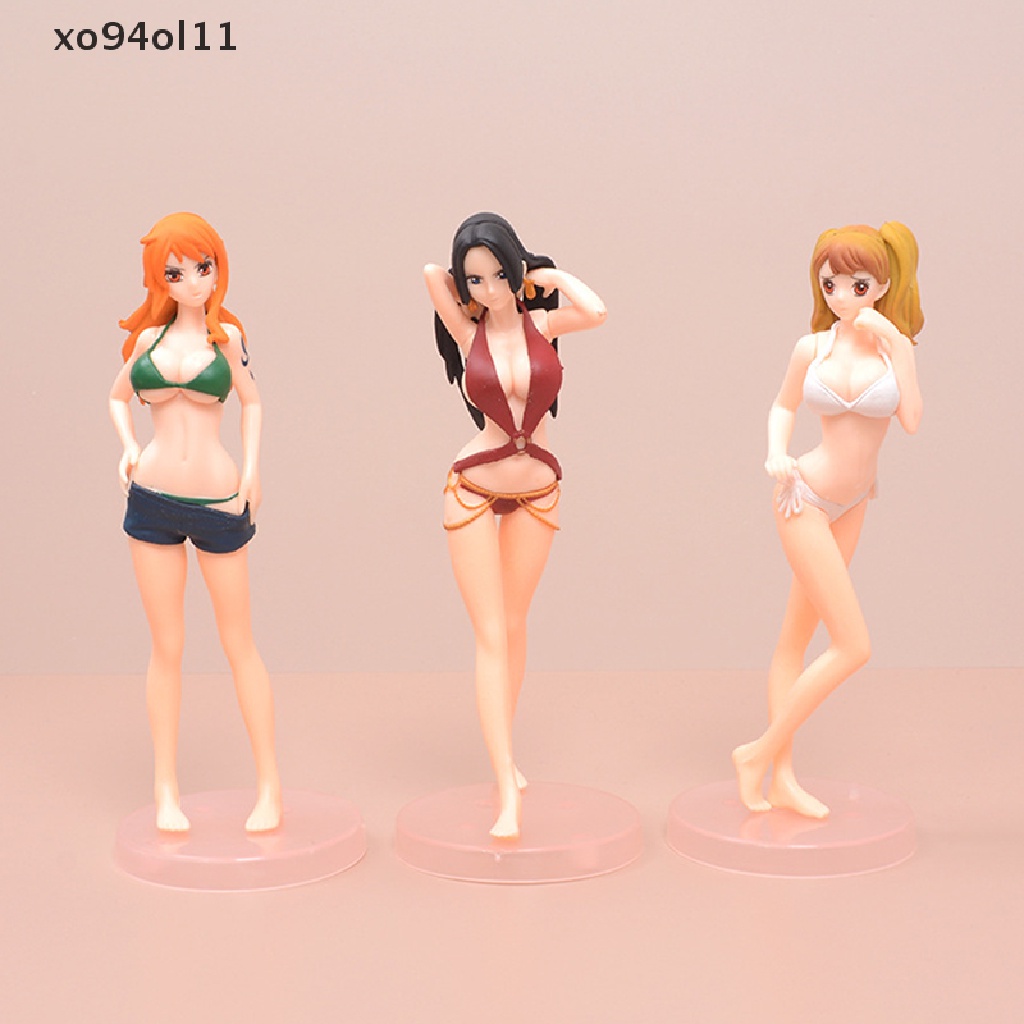 Xo 3gaya Sexy Bikini Girl Figurine Karakter Anime Baju Renang Puding Nami PVC Model Mainan OL