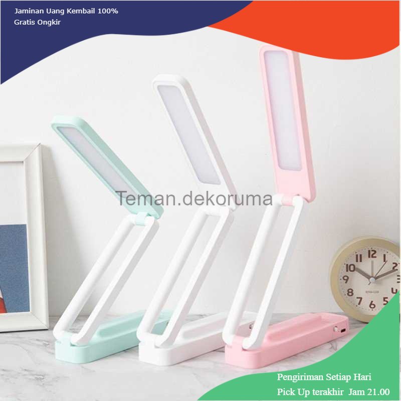 TD - LMP SUOLIANG Lampu Meja Belajar Rechargeable Foldable 3 Color 8W - SL-947