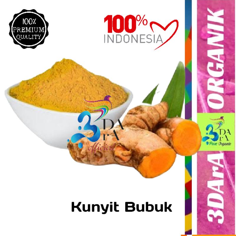 

Bubuk Kunyit 100gr - Kunir Premium Murni Tanpa Campuran