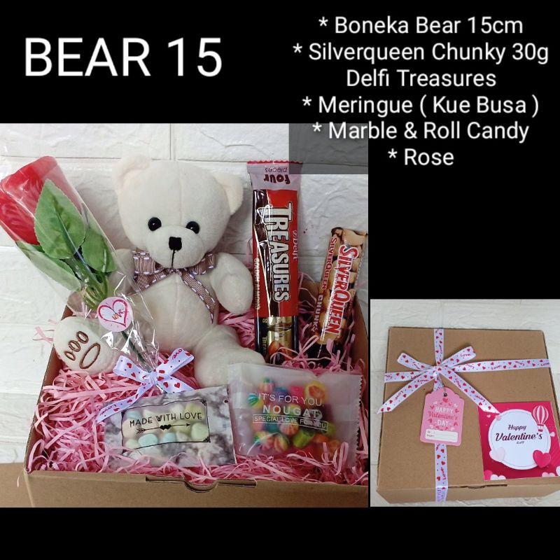 Hampers Valentine Boneka Coklat