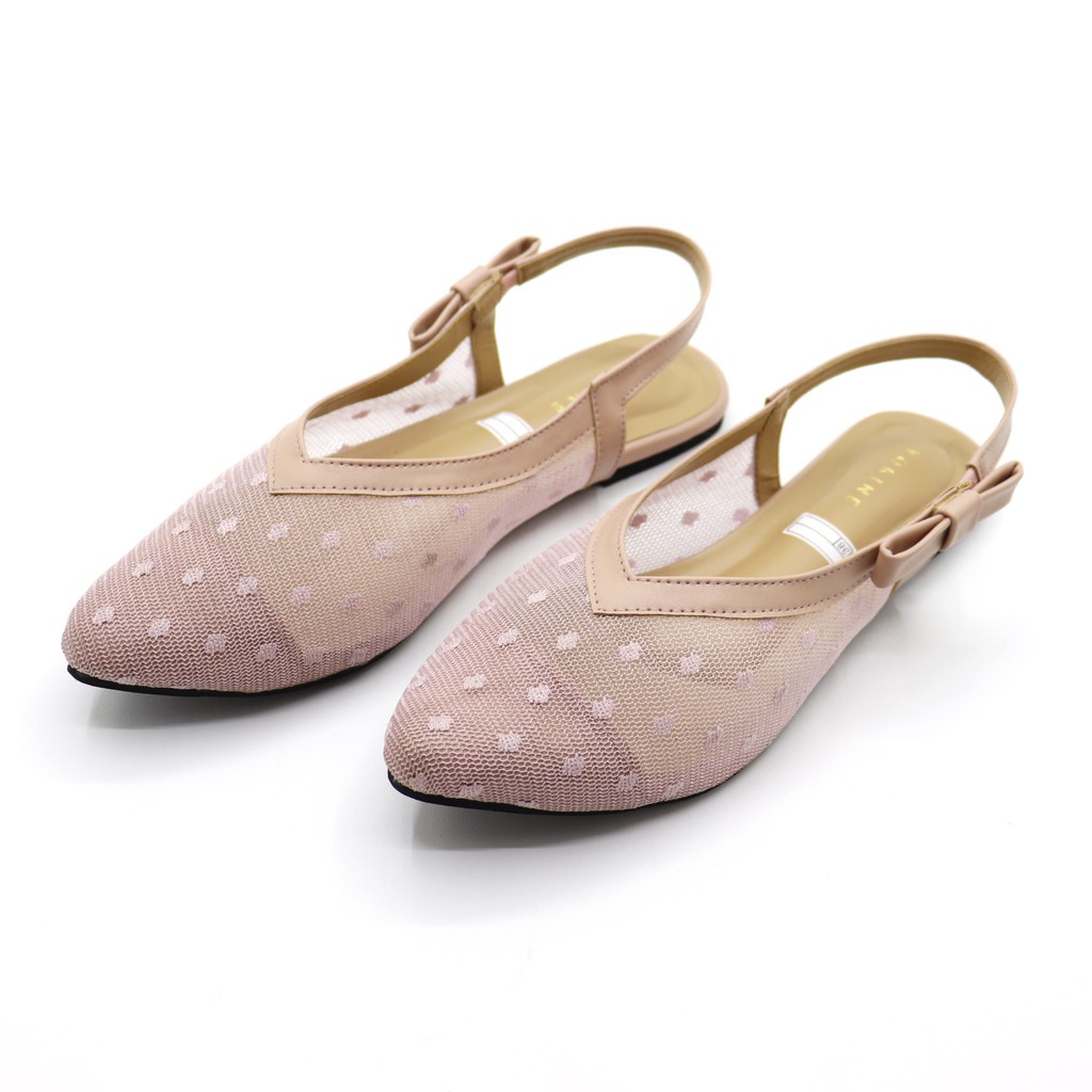 SBM STORE FRISCA Sepatu Wanita Formal Cocok Untuk Kondangan Kerja Traveling Slingback Strap Flat Shoes