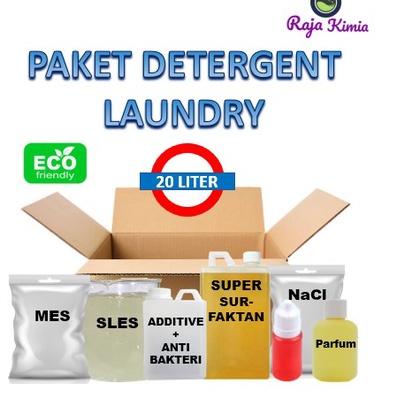 ♧ Paket Detergen Laundry / Bahan Baku Detergent Laundry "Raja Kimia" ۩
