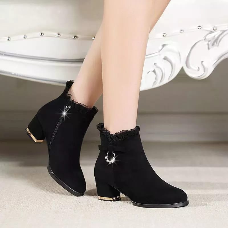 LARISBAGS sepatu boots heels wanita korean style