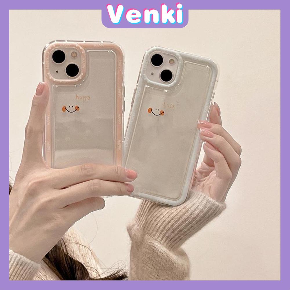 Case For iPhone 14 Pro Max Soft TPU Clear Jelly Airbag Couple Case Cute Smiley Camera Protection Shockproof For iPhone 14 13 12 11 Plus Pro Max 7 Plus X XR