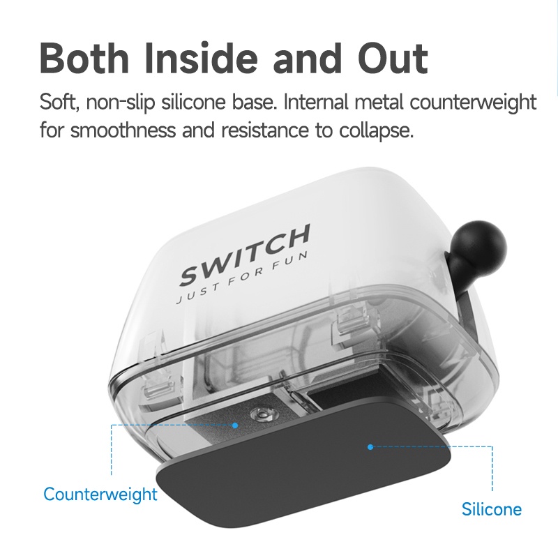 Hagibis Switch Game Card Case Untuk Nintendo Switch Lite/OLED Toaster Tempat Penyimpanan Lucu Portable Kreativitas Penutup Pelindung