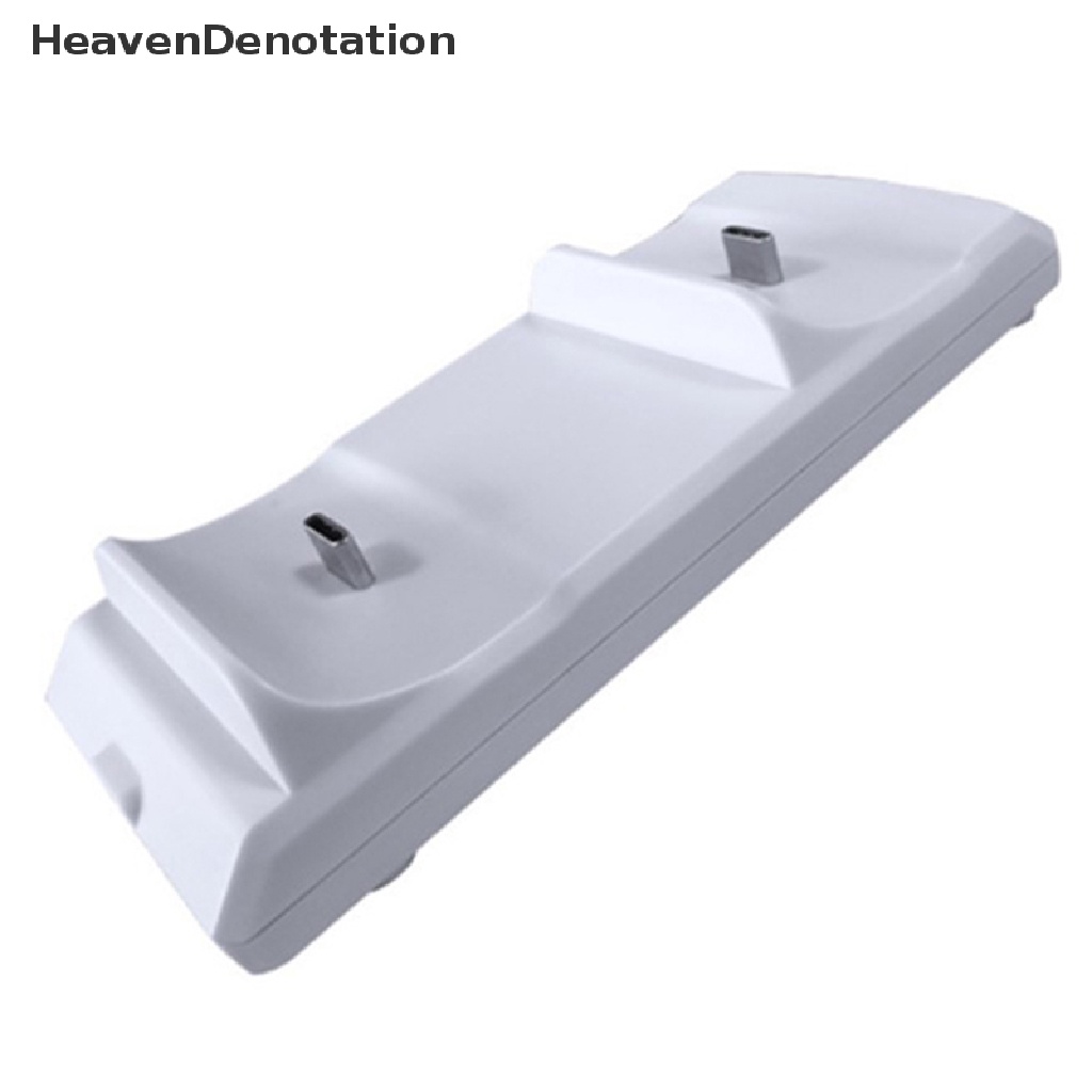 [HeavenDenotation] Dual Fast Charger Untuk Playstation5 Wireless Controller Charging Dock Station Type-C Untuk PS5 Joy Gamepad Aksesoris HDV