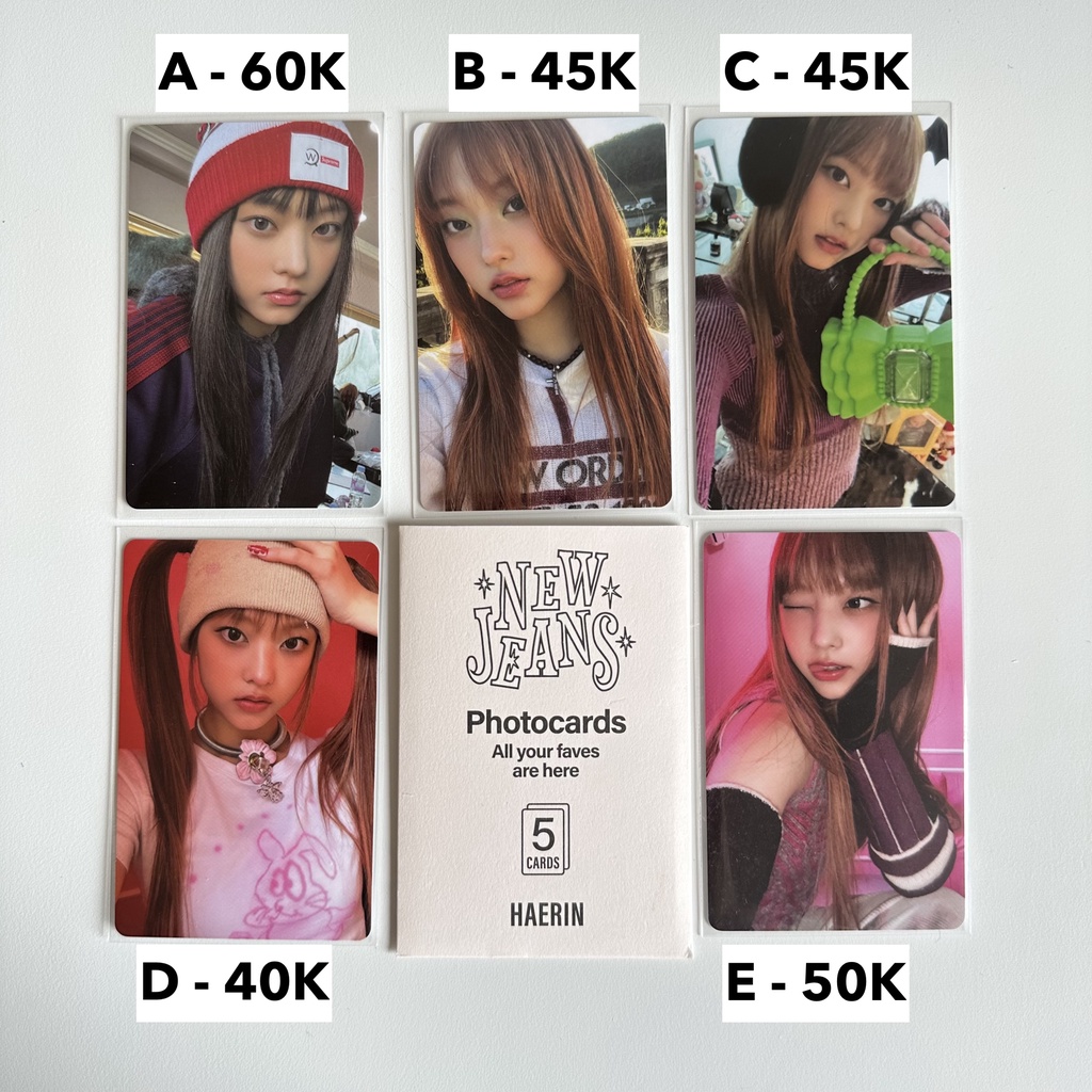 NewJeans OMG Message Card Ver. - Haerin - Photocard (PC)