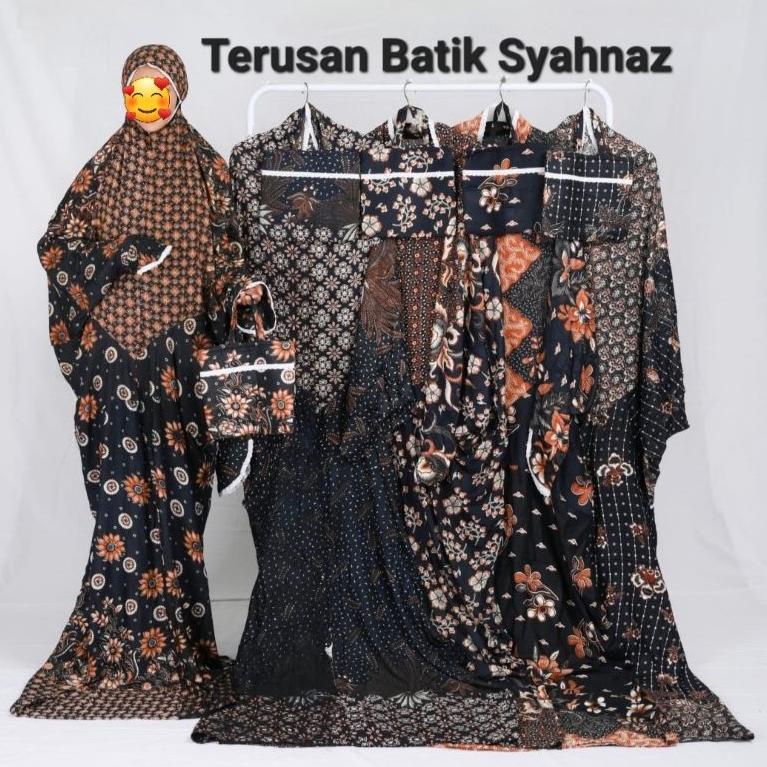 HARGA BERSAHABAT Mukena TERUSAN BATIK SYAHNAZ